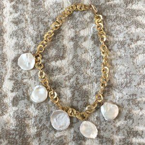 Gold Chain With Dangly Shells